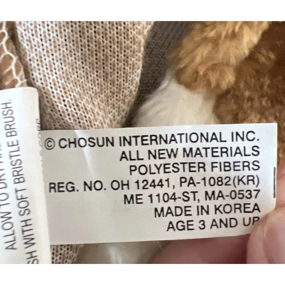 Vintage Halloween CHOSUN Costume Puppy Dog Child Small  2-3  Soft Zip Up